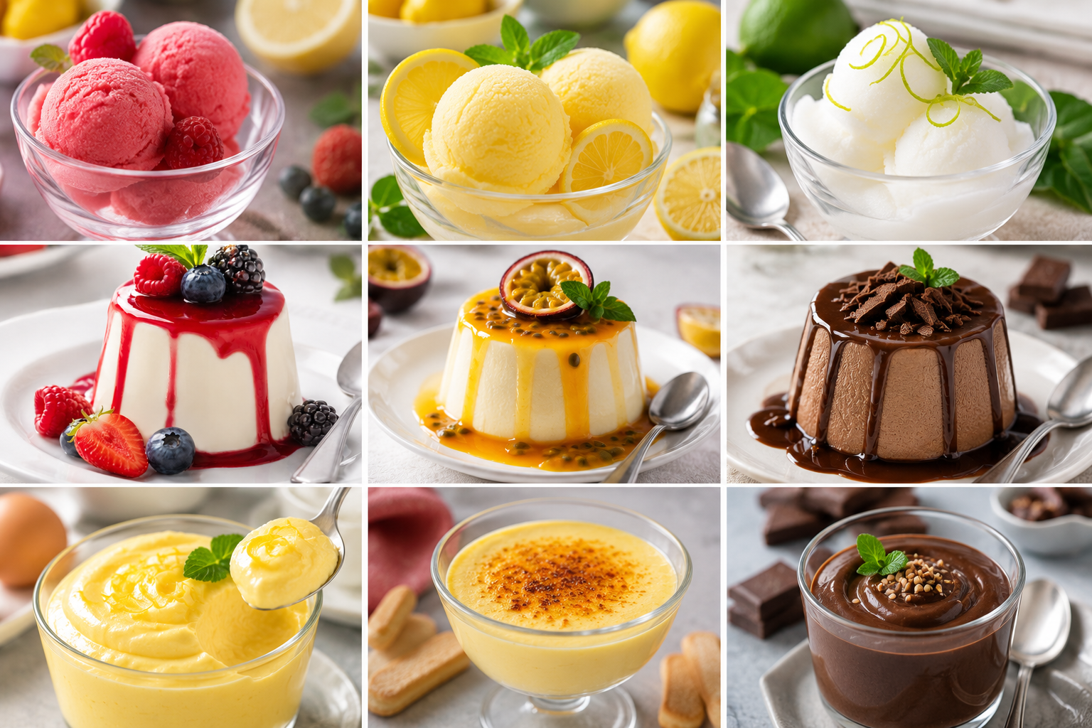 Sorbetteria e dolci al cucchiaio