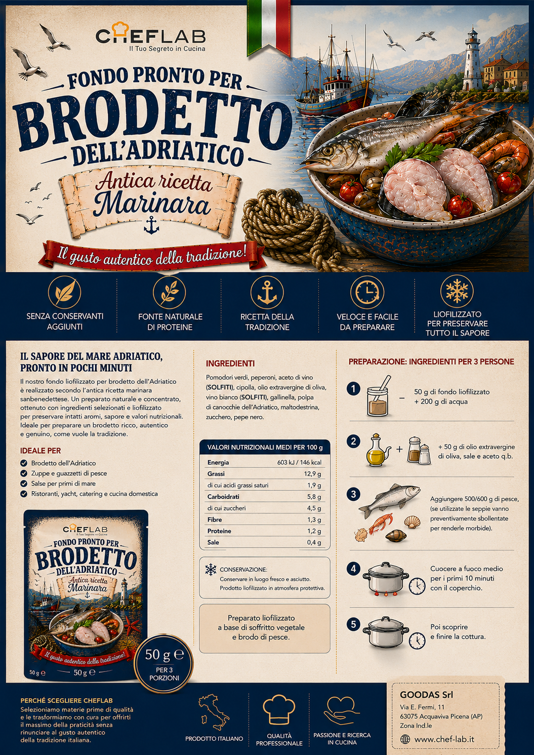 Fondo per Brodetto dell' Adriatico