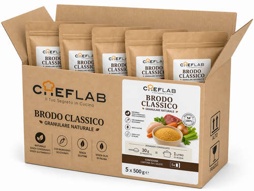 Brodo naturale granulare classico con scottona