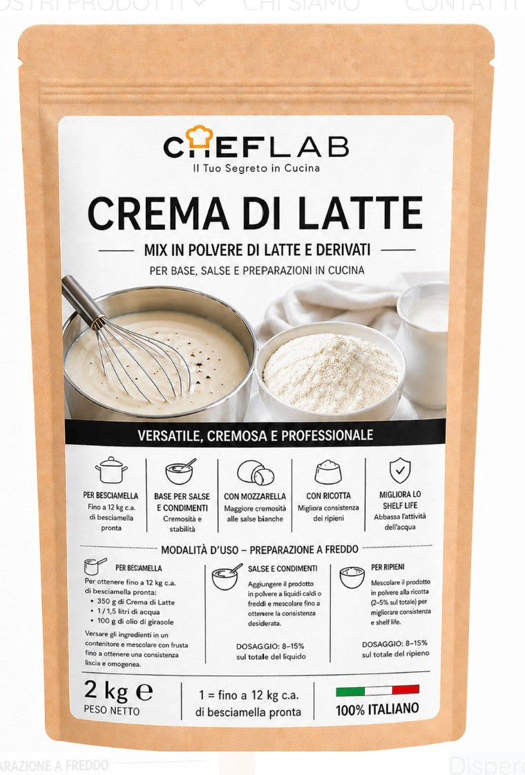 Crema di latte in polvere