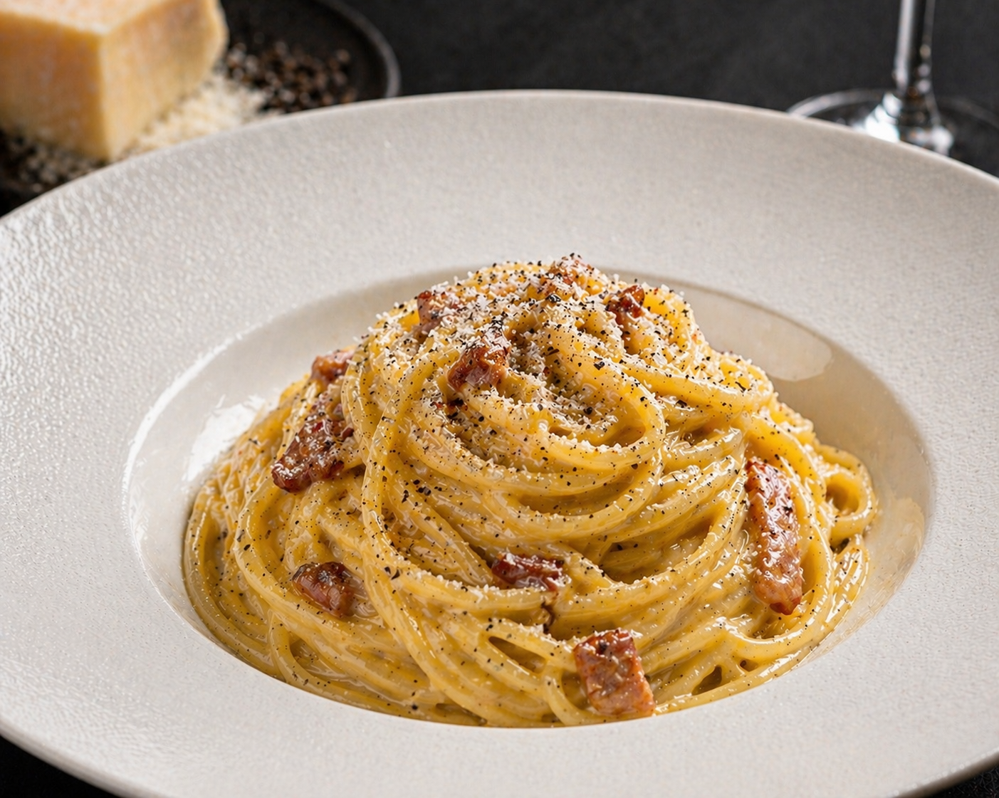 Carbocrema con pecorino romano DOP